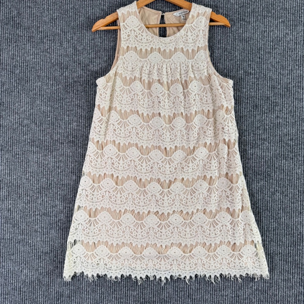 Speechless Ivory Lace Dress M Romantic Cottagecore Vintage-Inspired Cocktail